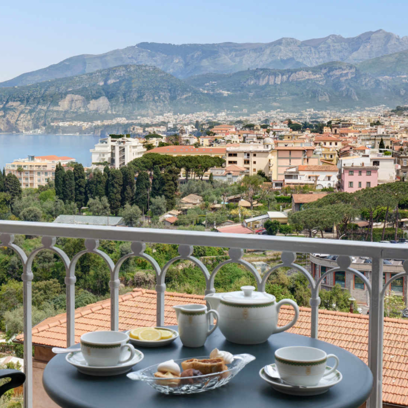 View of the sea and of the Sorrento city from the Junior Suite