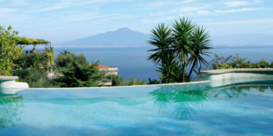 Swimming Pool with Vesuvius and Sea View