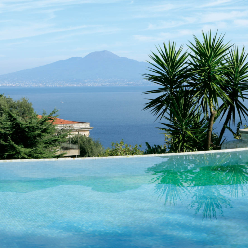 Swimming Pool with Vesuvius and Sea View