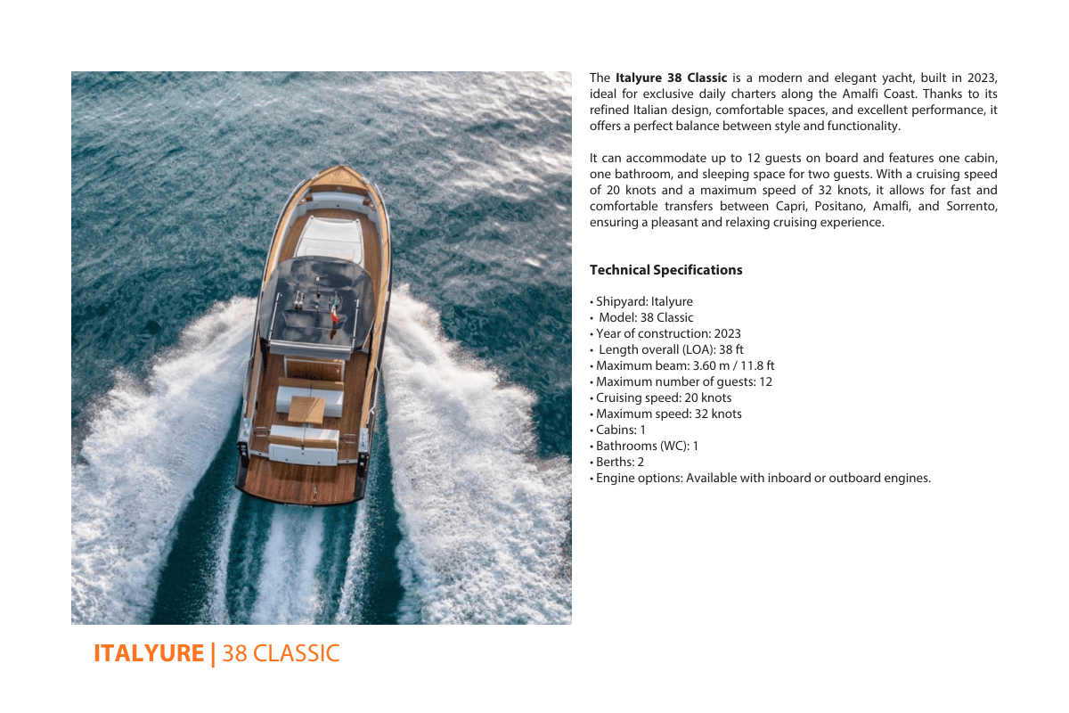 Italyure  Classic  Technical Specifications